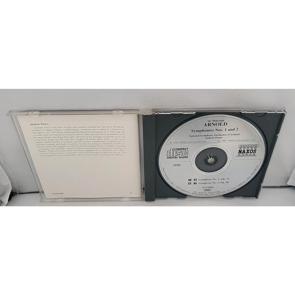 Symphonies 1 & 2 by Arnold / Penny / Nat'l Sym Orch of Ireland (CD, 1996)
