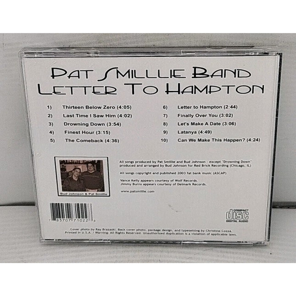 Pat Smillie - Letter To Hampton CD