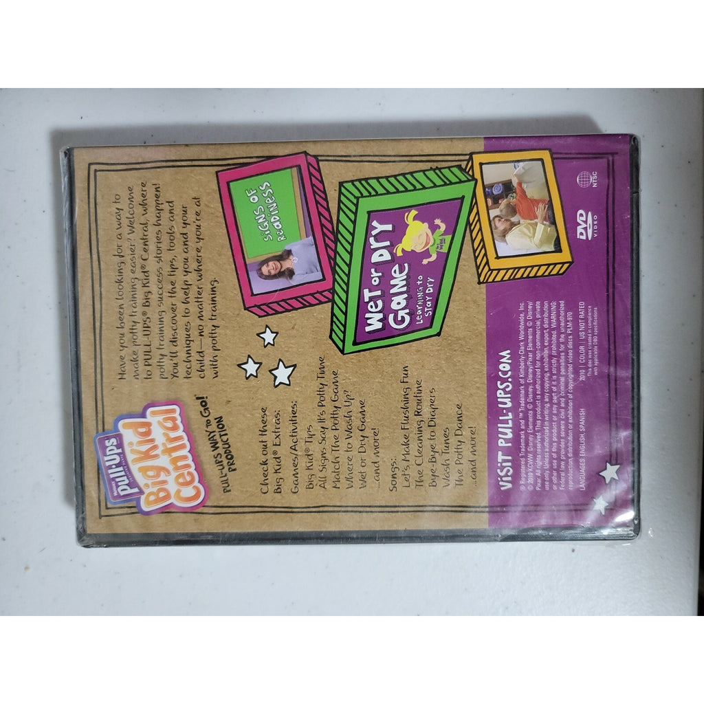 Potty Training Success - Huggies Pull-Ups Big Kid Central - DVD NEW Sealed