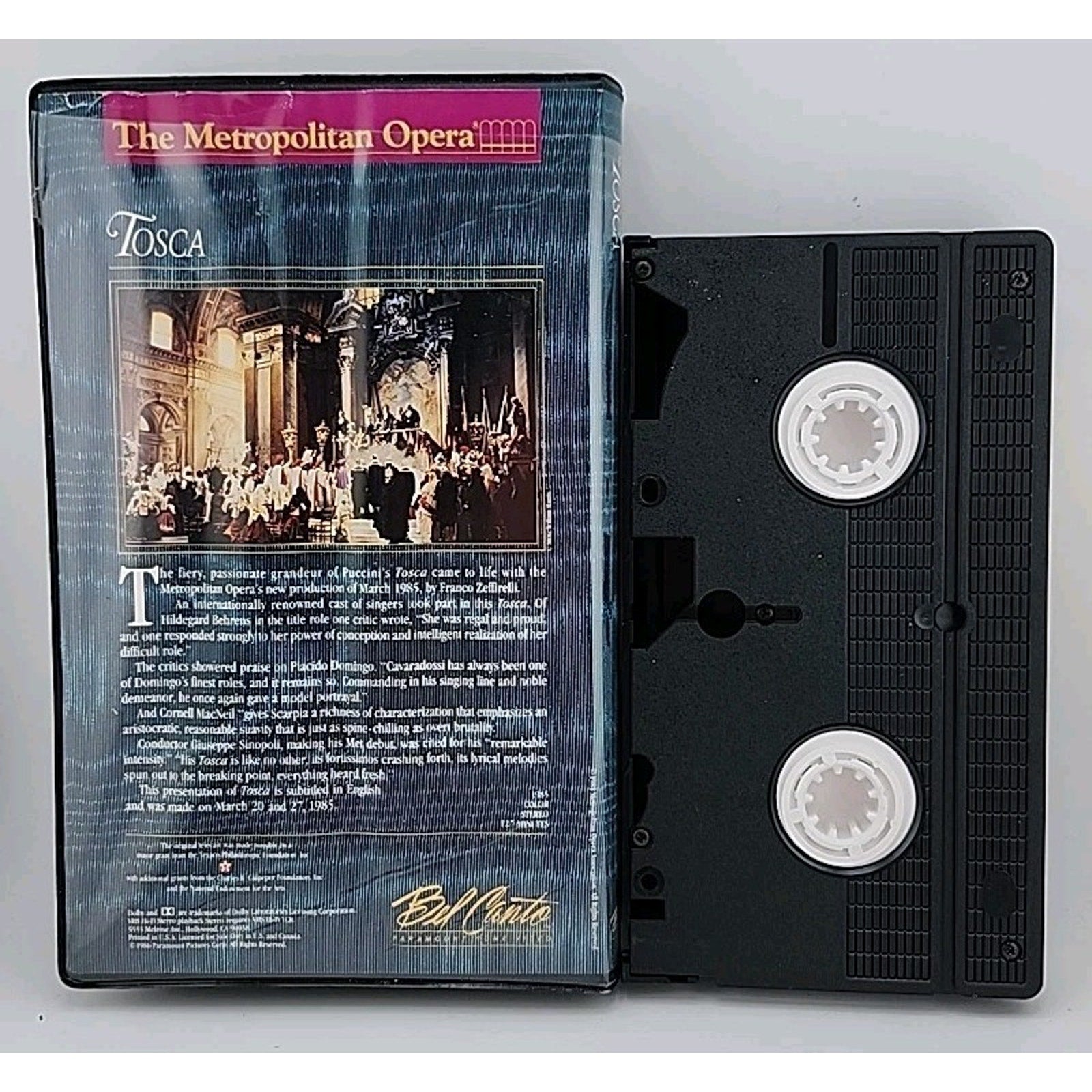 Tosca: Metropolitan Opera (VHS, 1992)
