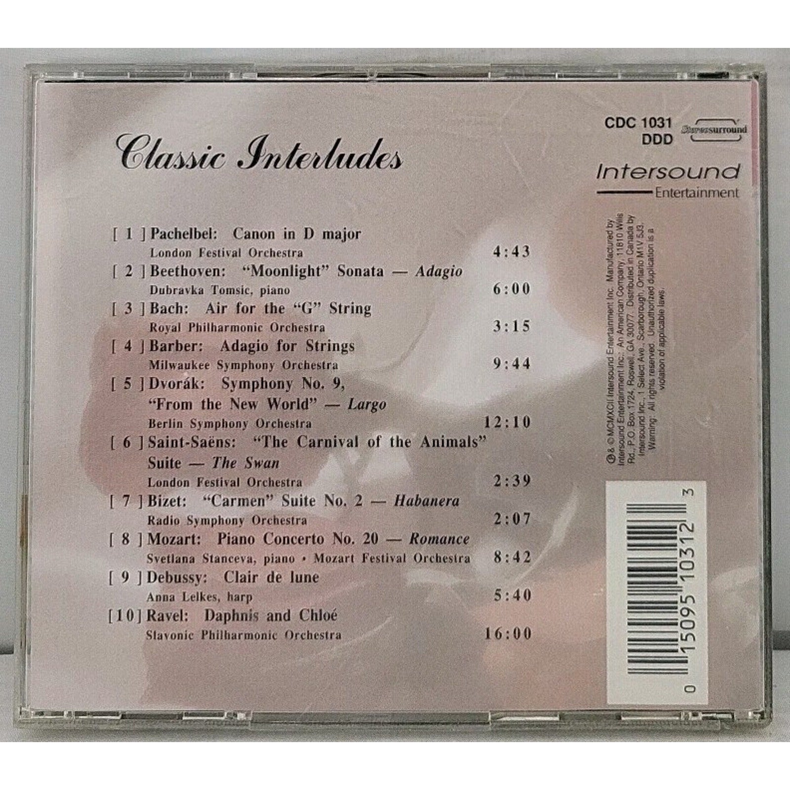 Classic Interludes by Various Artists (CD, 1992, Intersound)