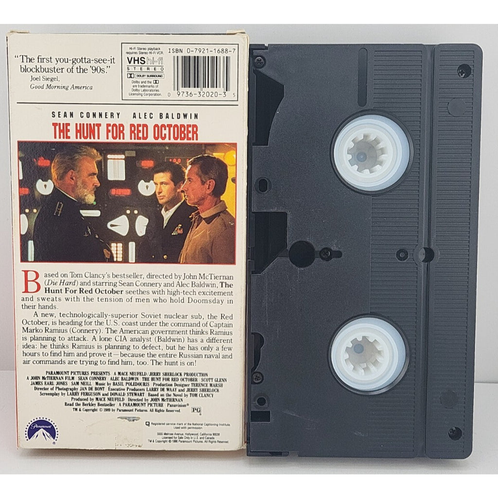 The Hunt for Red October (VHS, 1990)