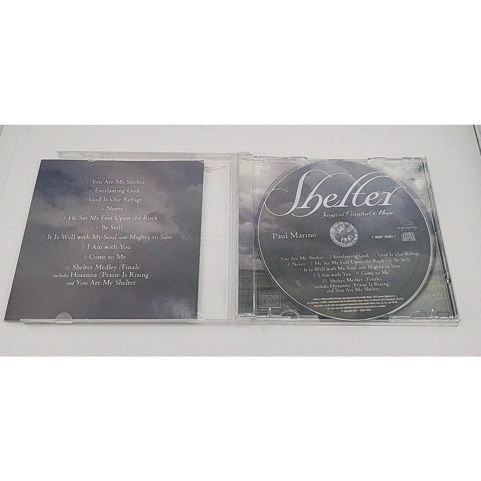 Shelter Songs of Comfort & Hope Paul Marino CD