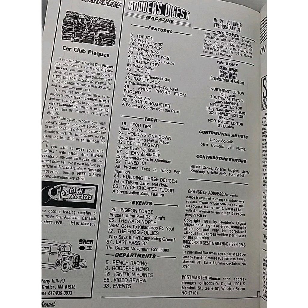 Rodder's Digest Magazine Volume 8 No. 28