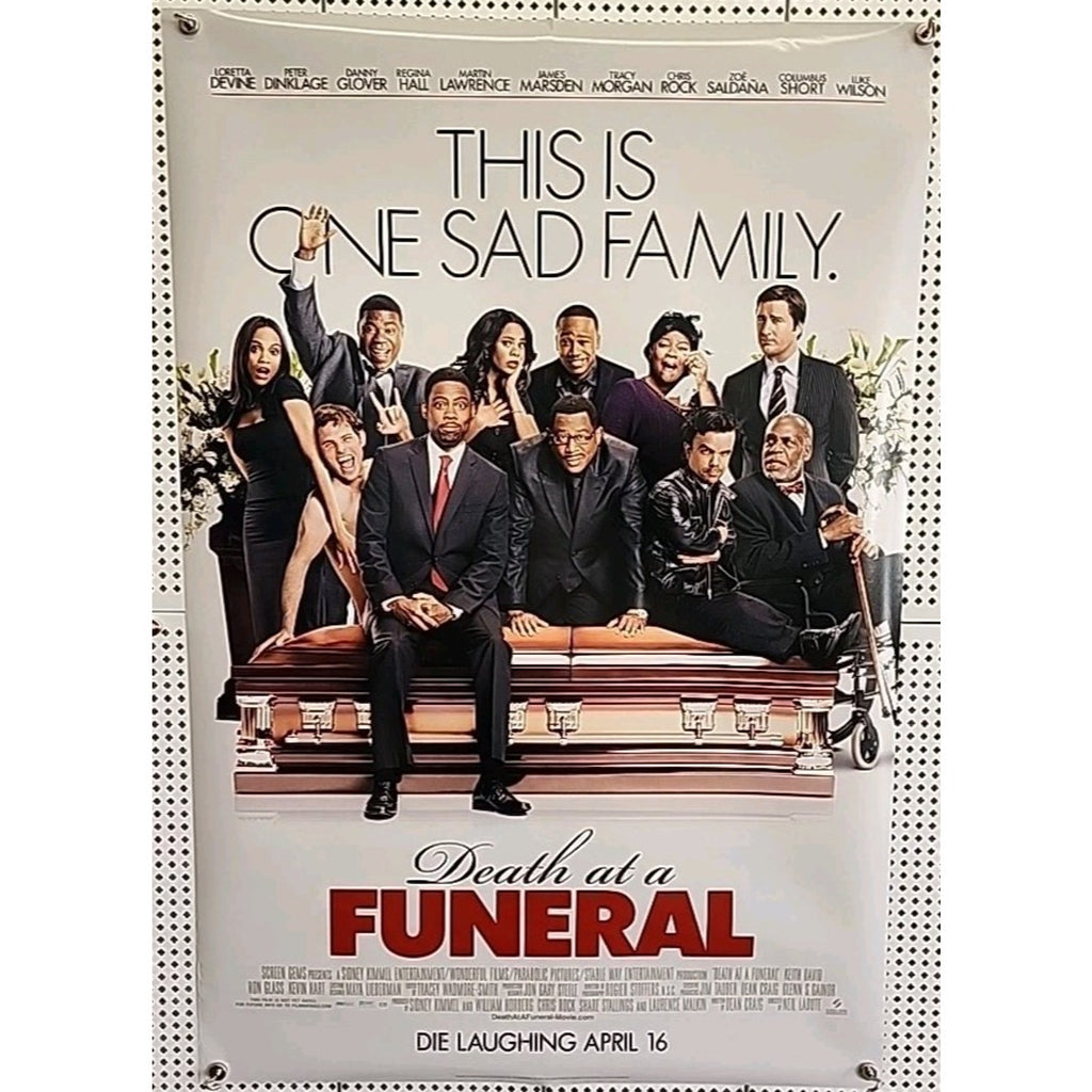 2010 Death at a Funeral Comedy Double Sided 27" x 41" Theatrical Movie Poster