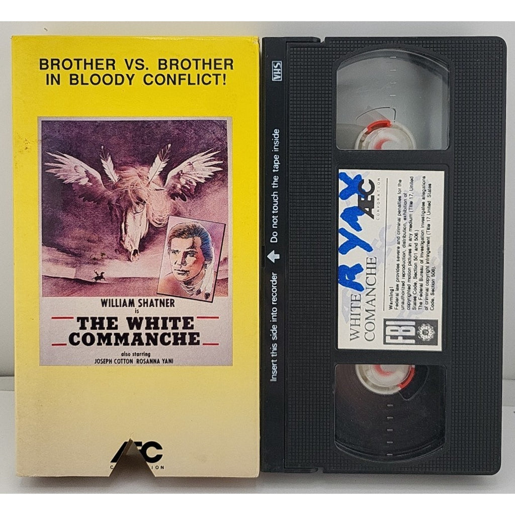 White Comanche VHS 60'S Indian Western