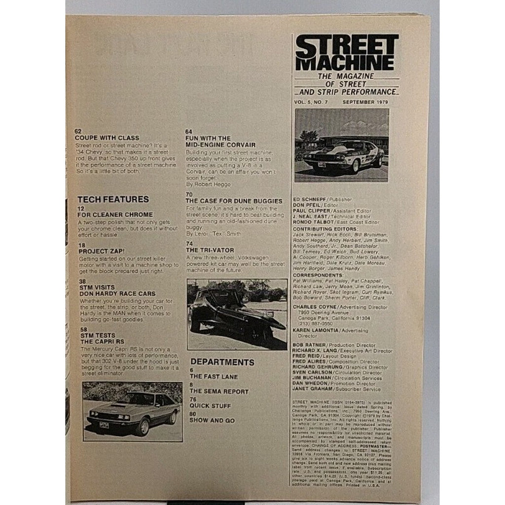 Street Machine Magazine - September 1979 - Vol. 5 No. 7