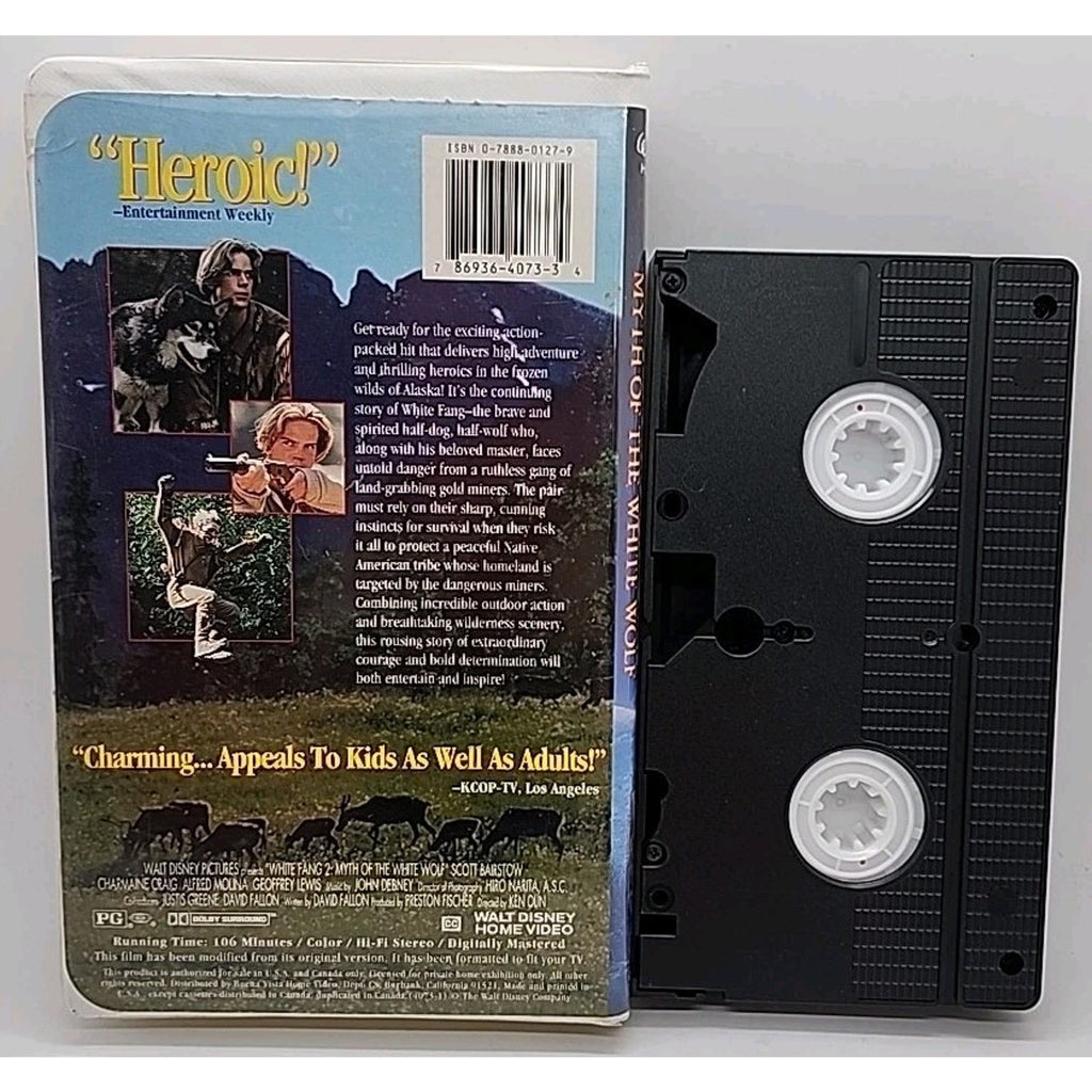 White Fang 2: Myth of the White Wolf (VHS, 1994)