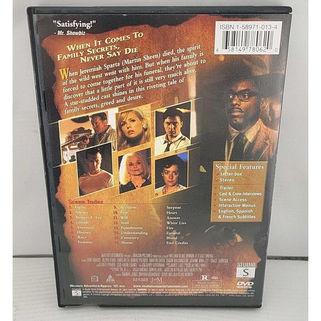 Texas Funeral (DVD, 1999)