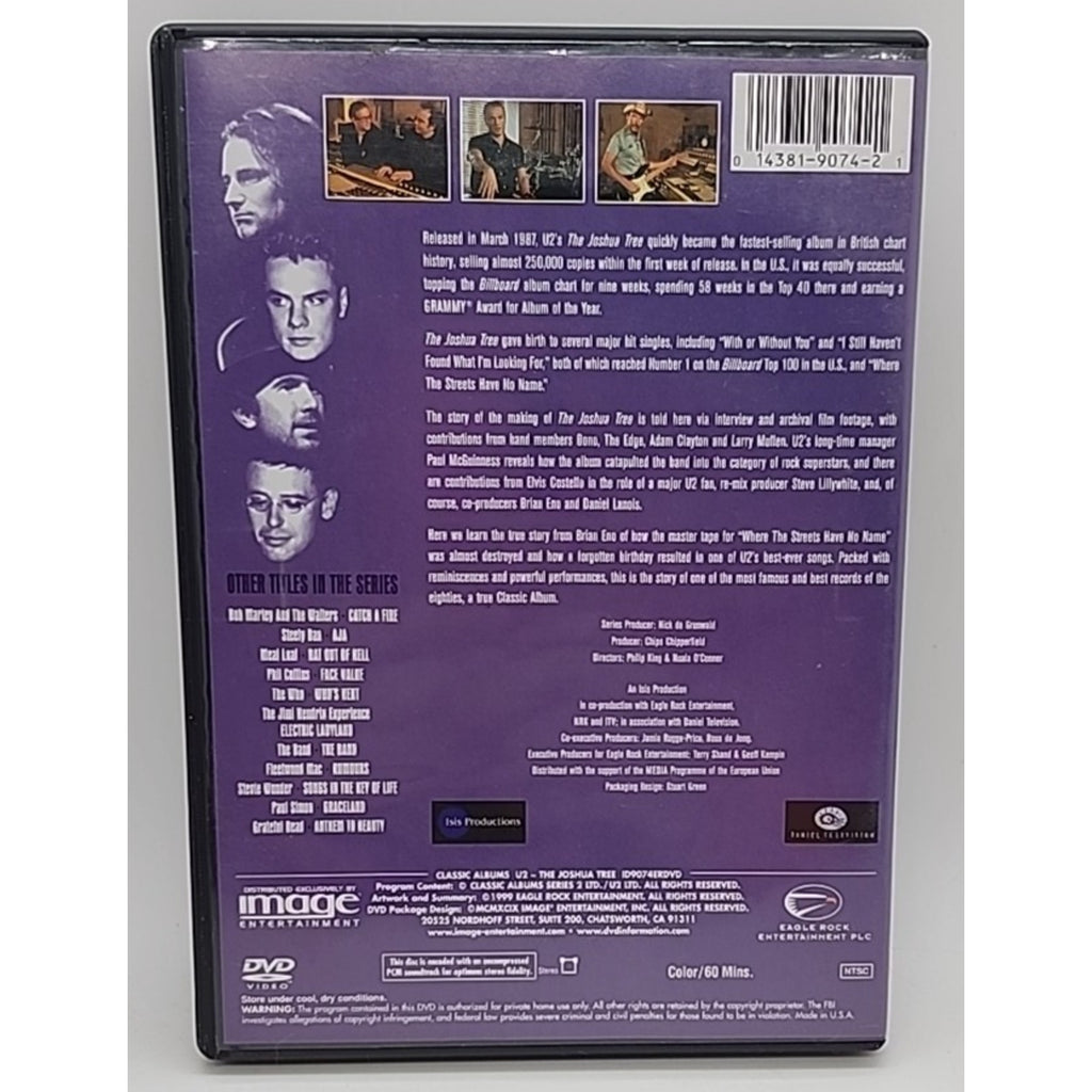 Classic Albums Series - U2: The Joshua Tree (DVD, 2000)