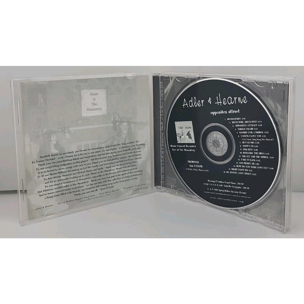 Opposites Attract by Adler & Hearne (CD, Jun-2005, Spring Hollow Records)