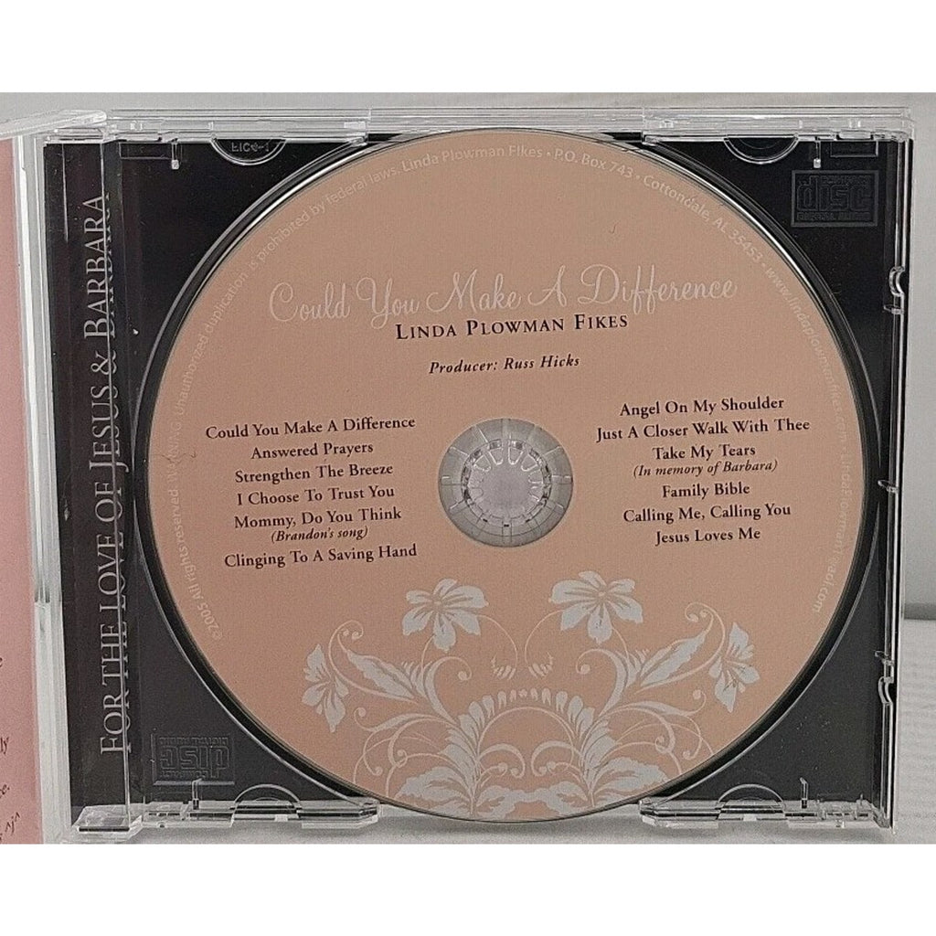 Linda Plowman Fikes – Could You Make A Difference CD 2005 Gospel Country