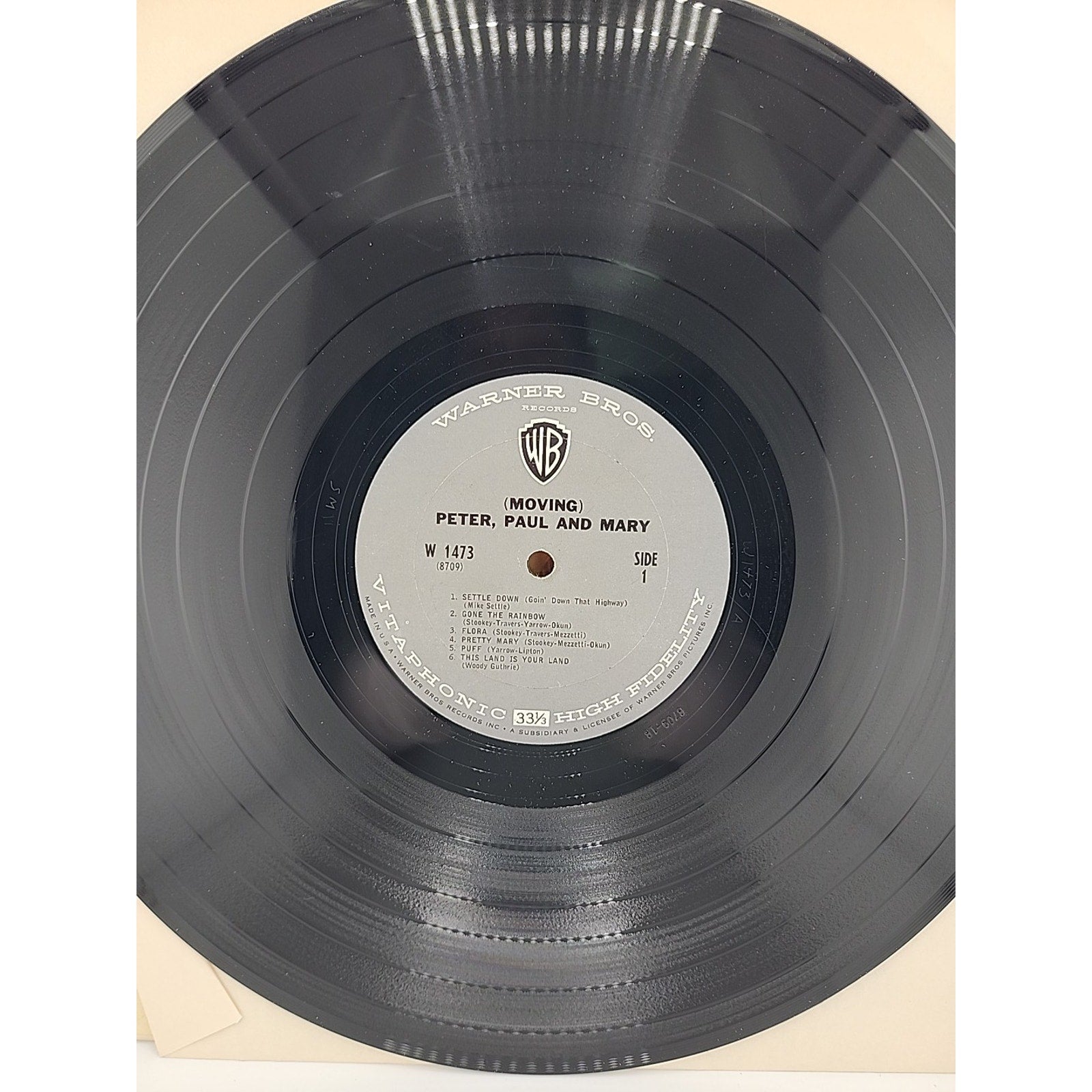 Peter Paul and Mary Moving LP Vinyl Record Album