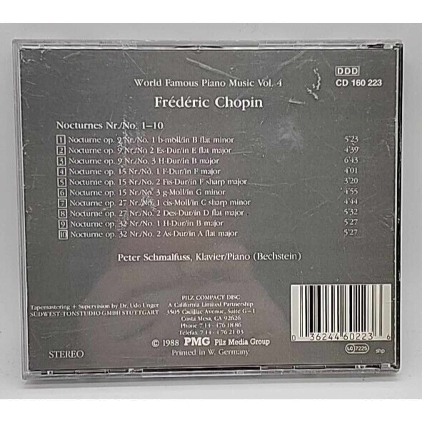 World Famous Piano Music Vol. 4 - Audio CD By Frederic Chopin