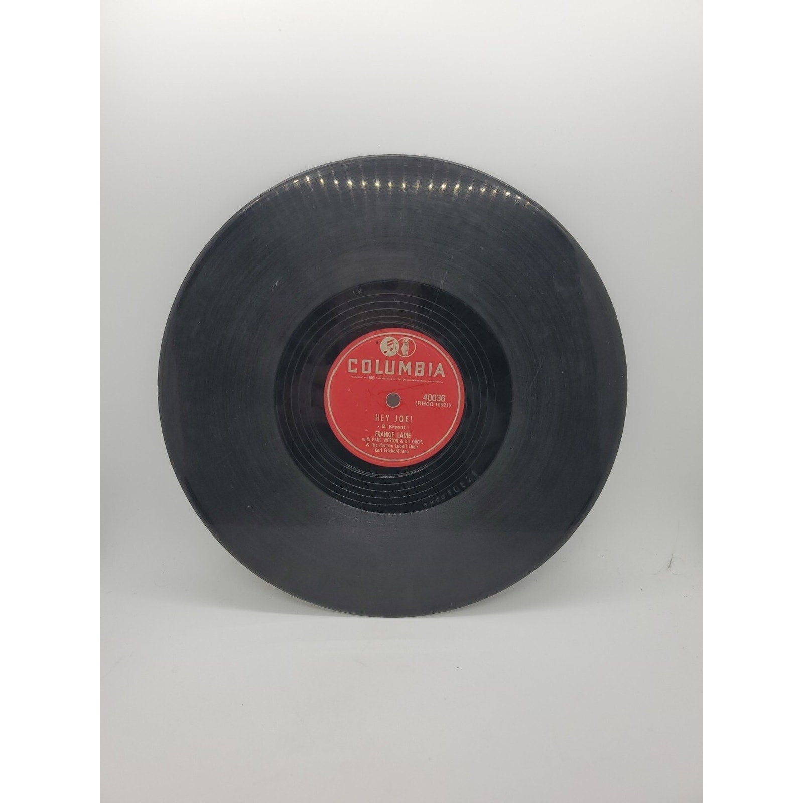 Frankie Laine "Hey Joe / Sittin' In The Sun" (Record)