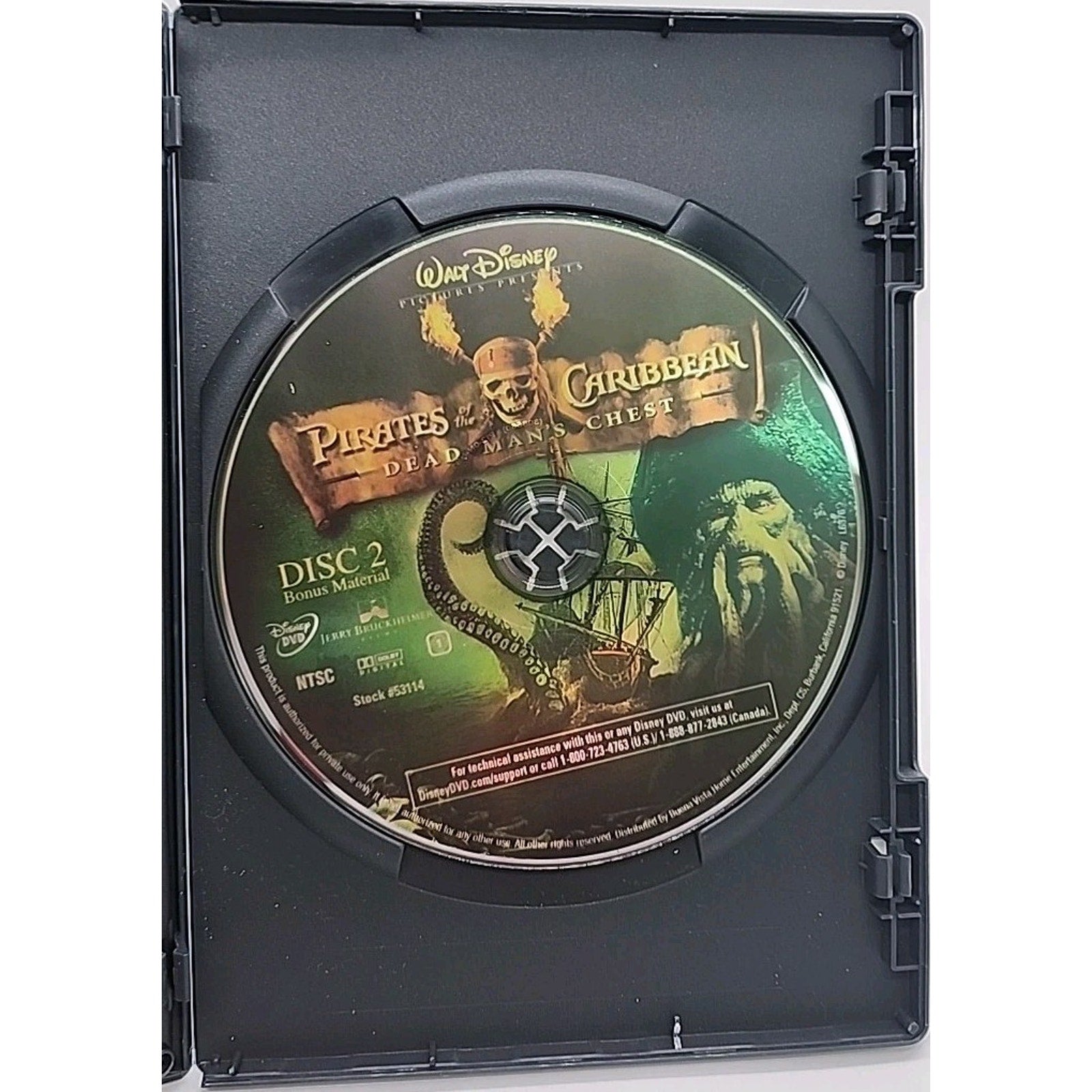Pirates of the Caribbean: Dead Man's Chest (DVD, 2006)
