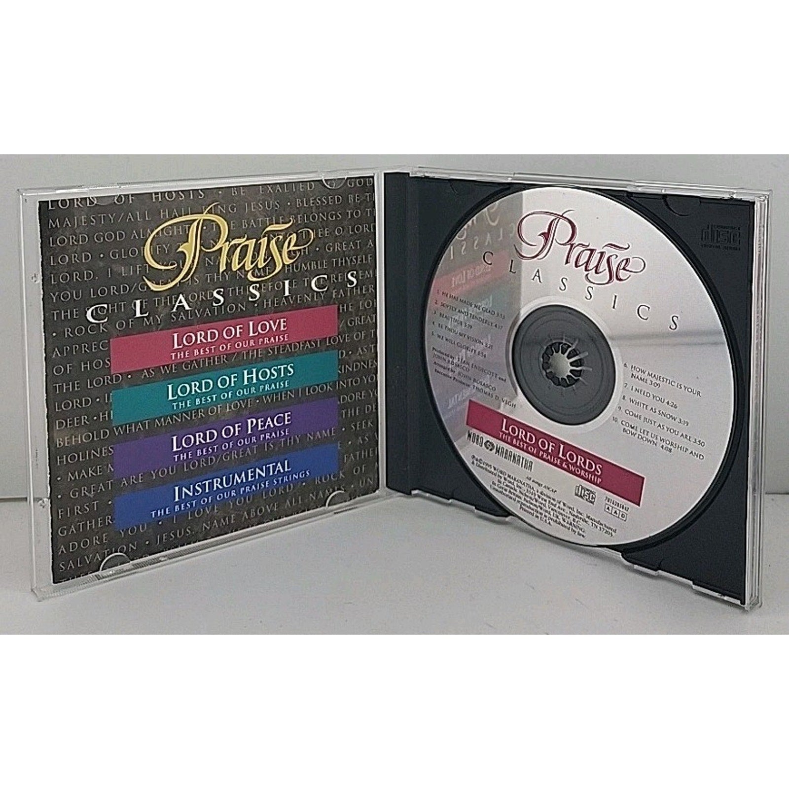 Praise Classics Lord of Lords CD 90s Christian Worship Music Religious