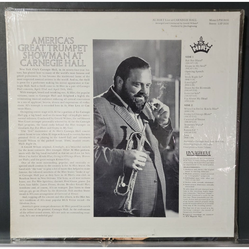 Al Hirt – Live At Carnegie Hall (Vinyl)