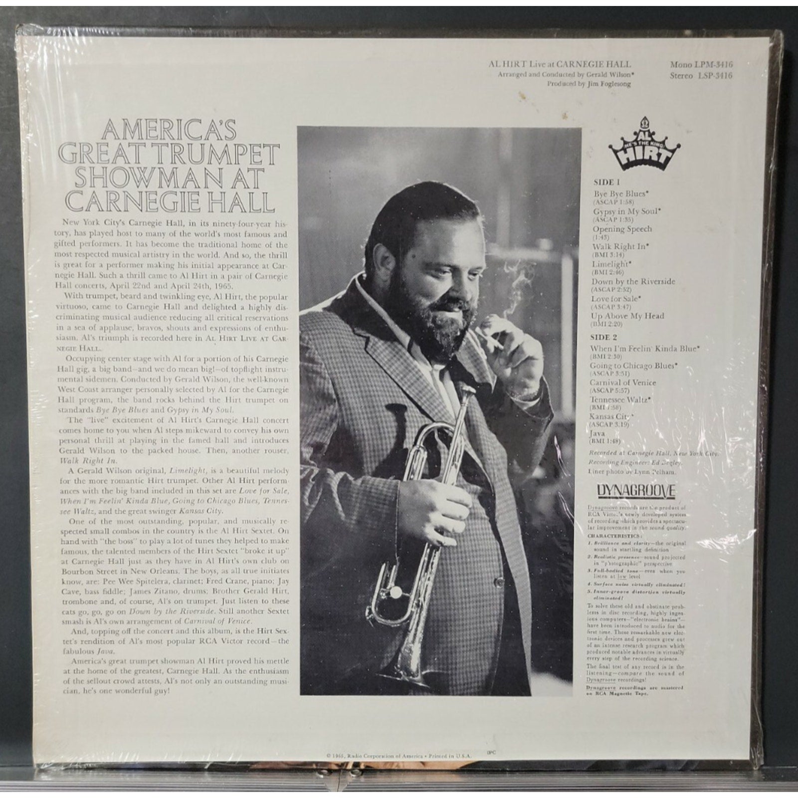 Al Hirt – Live At Carnegie Hall (Vinyl)