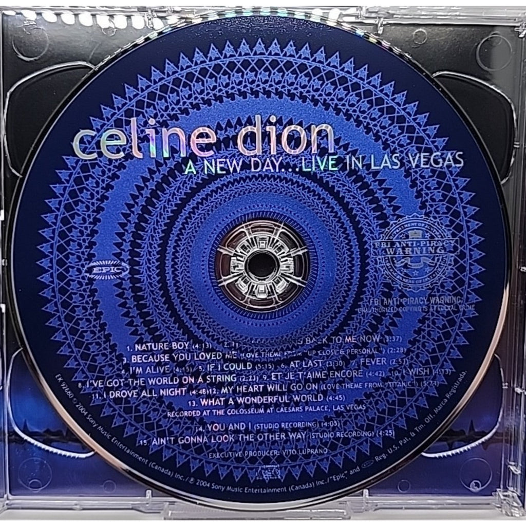New Day-Live in Las Vegas by Celine Dion (CD, 2004)