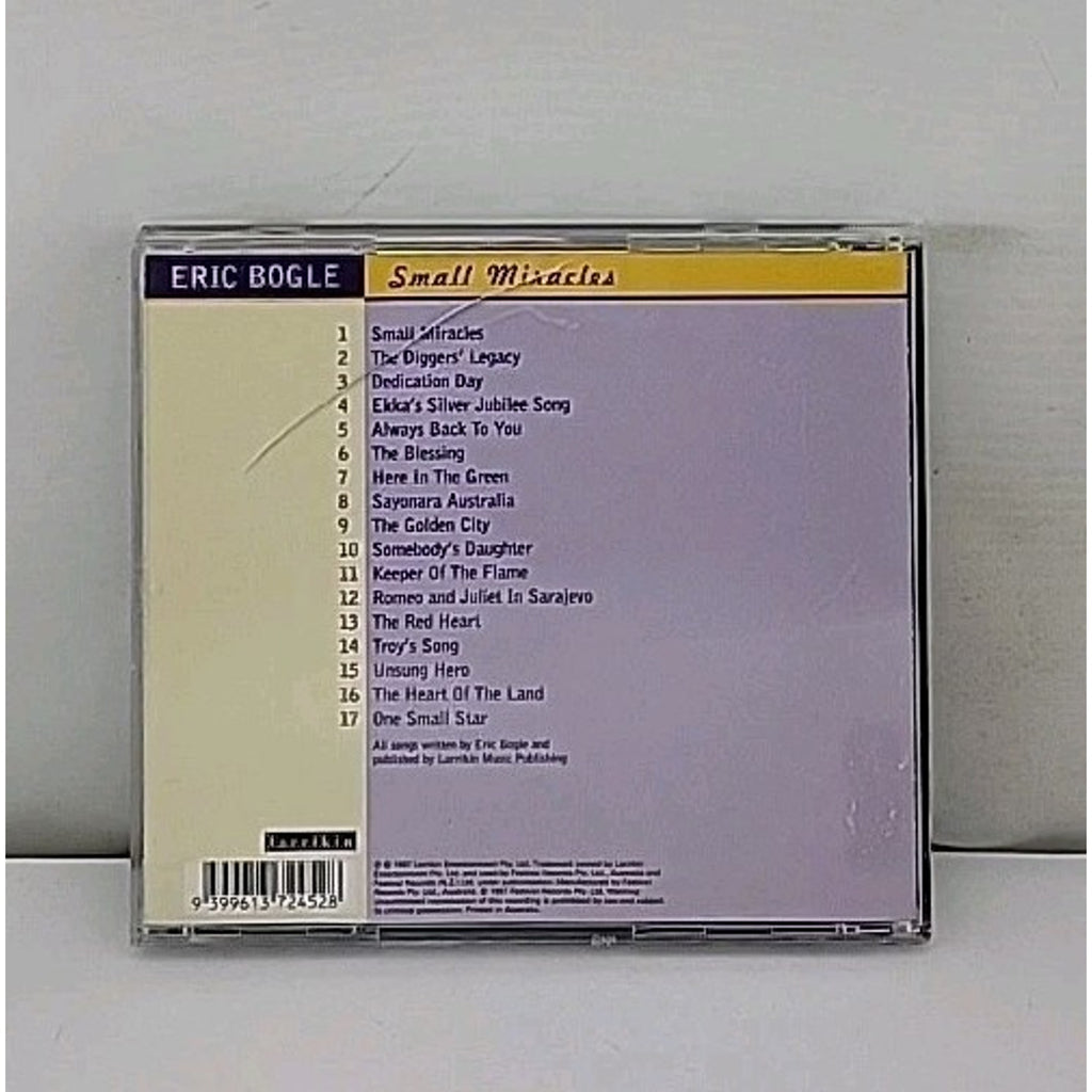 Small Miracles by Eric Bogle (CD, Jun-1997, Greentrax Recordings)