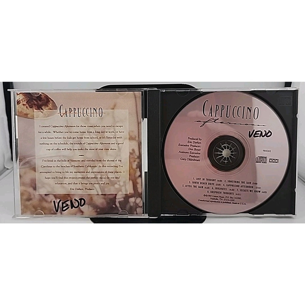 CD Cappuccino Afternoon Volume 4 Relaxation and Reflection 8 Songs 1995 Unison