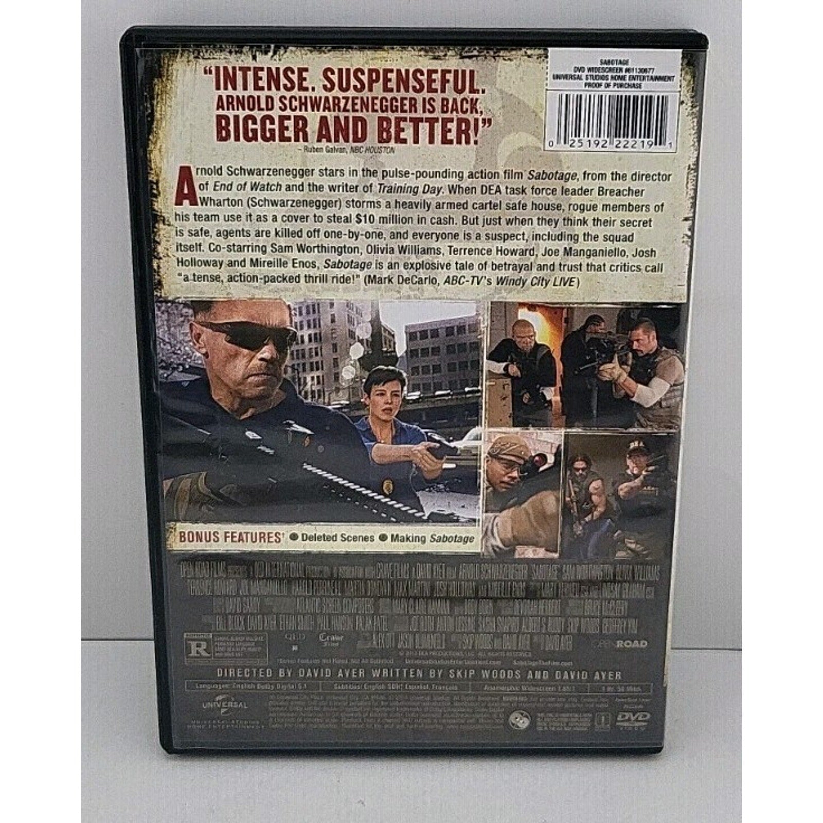 Sabotage (DVD, 2014)