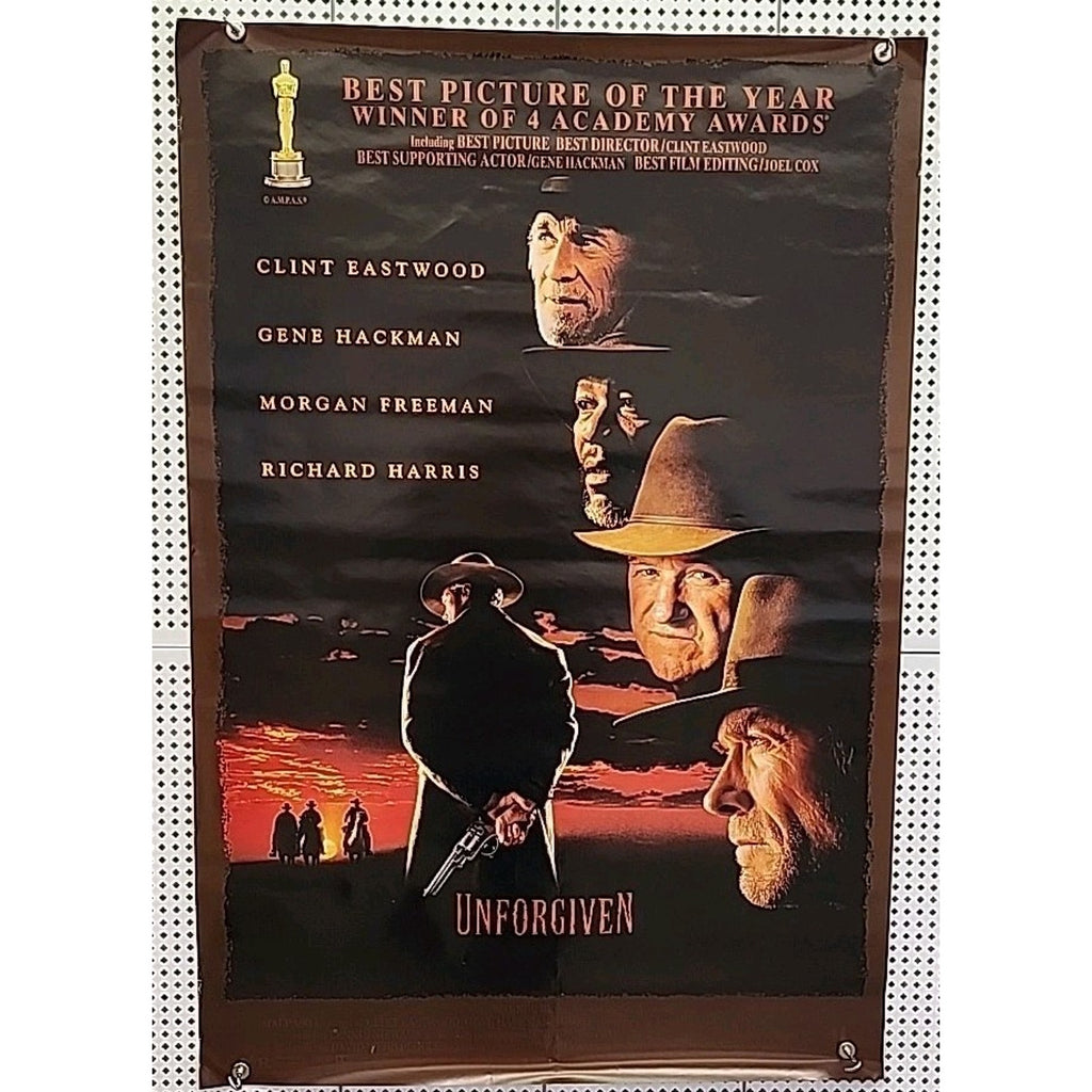 1992 Unforgiven 27x40 DS Rolled Movie Poster Clint Eastwood Warner Bros