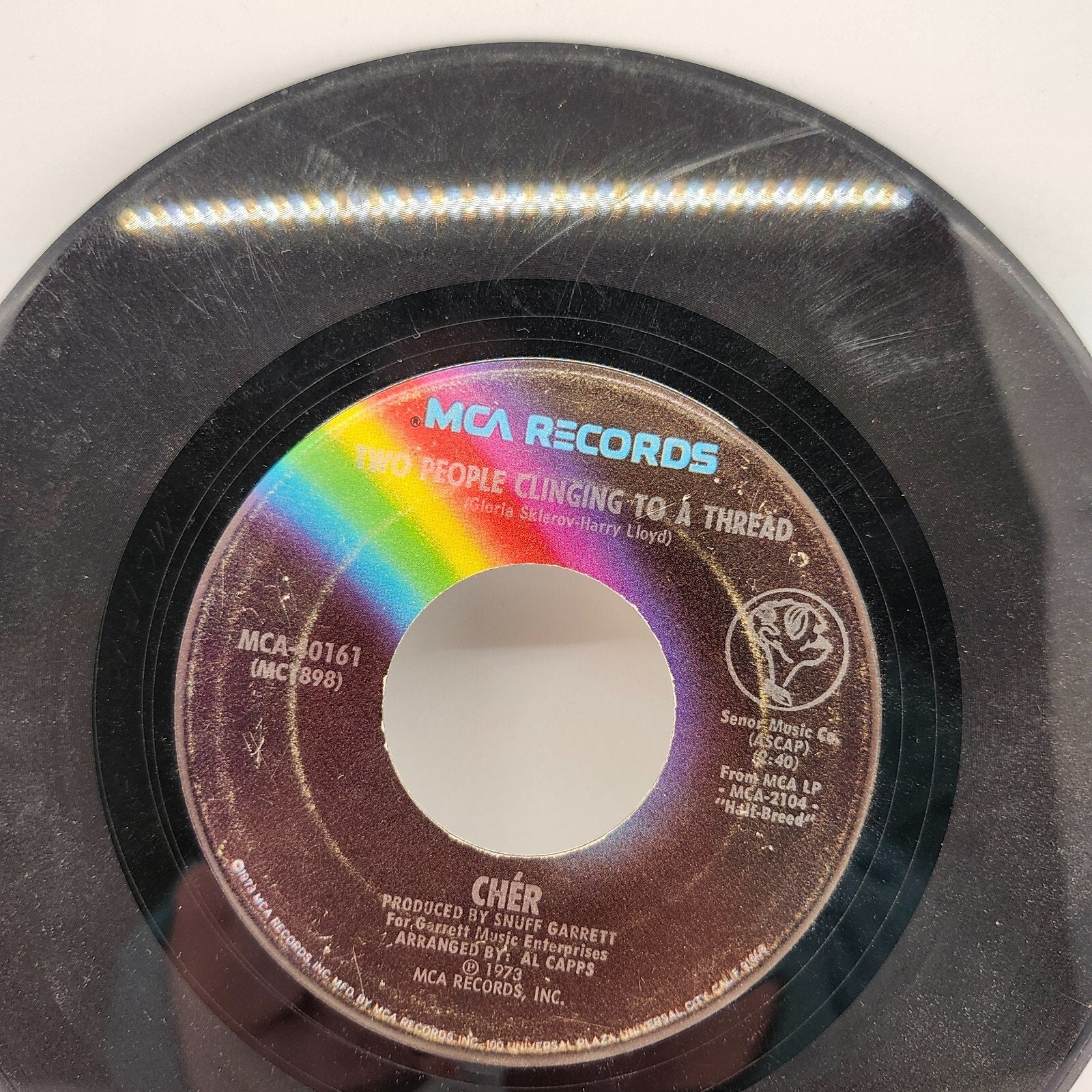 Dark Lady / Two People Clinging To A Thread by Cher (Record) - 40161