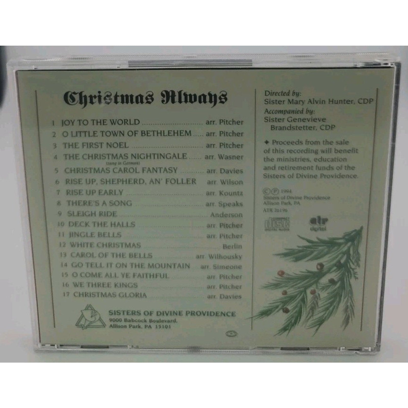 Christmas Always, Sisters of Divine Providence CD