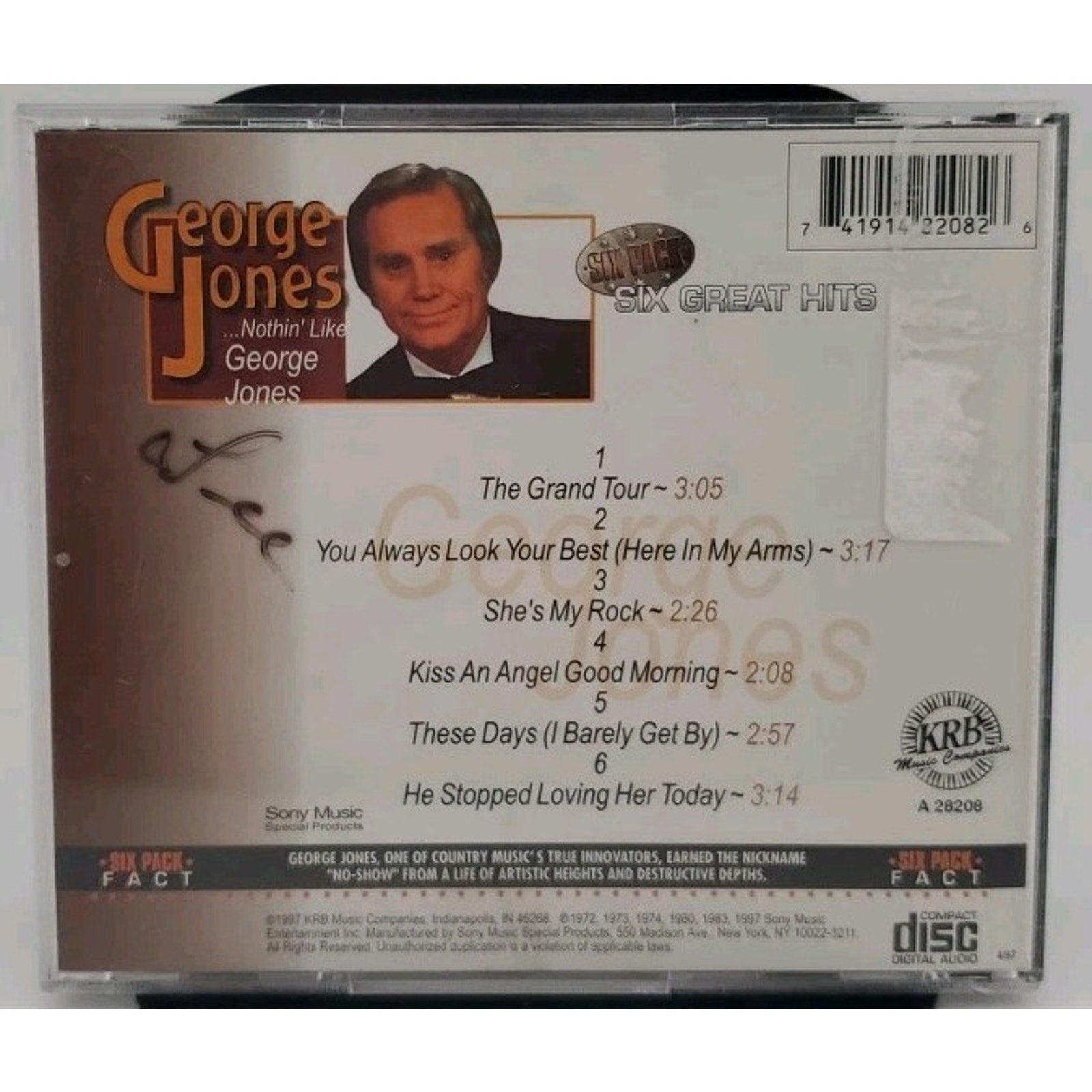 George Jones Nothin' Like George 6 Great Hits (CD)