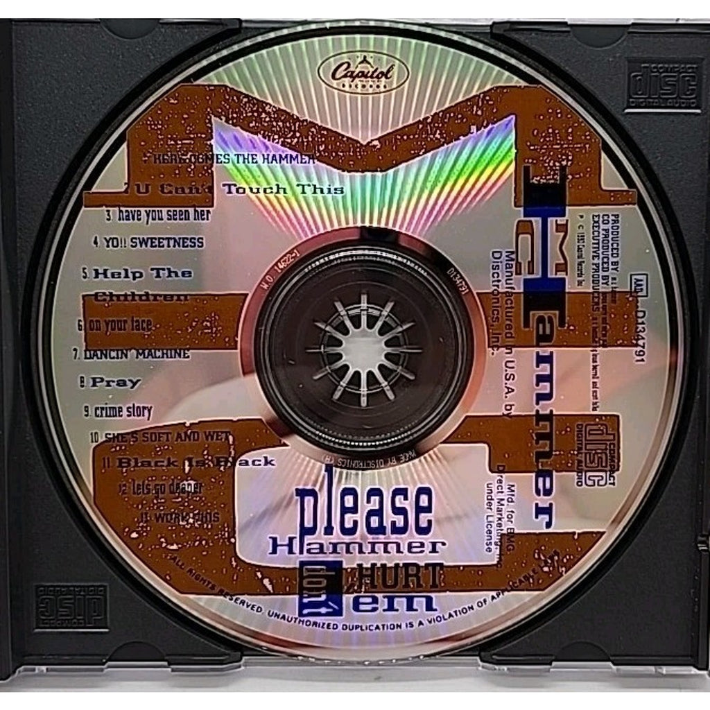 Please Hammer, Don't Hurt 'Em by MC Hammer (CD, Feb-1990, Capitol/EMI Records)