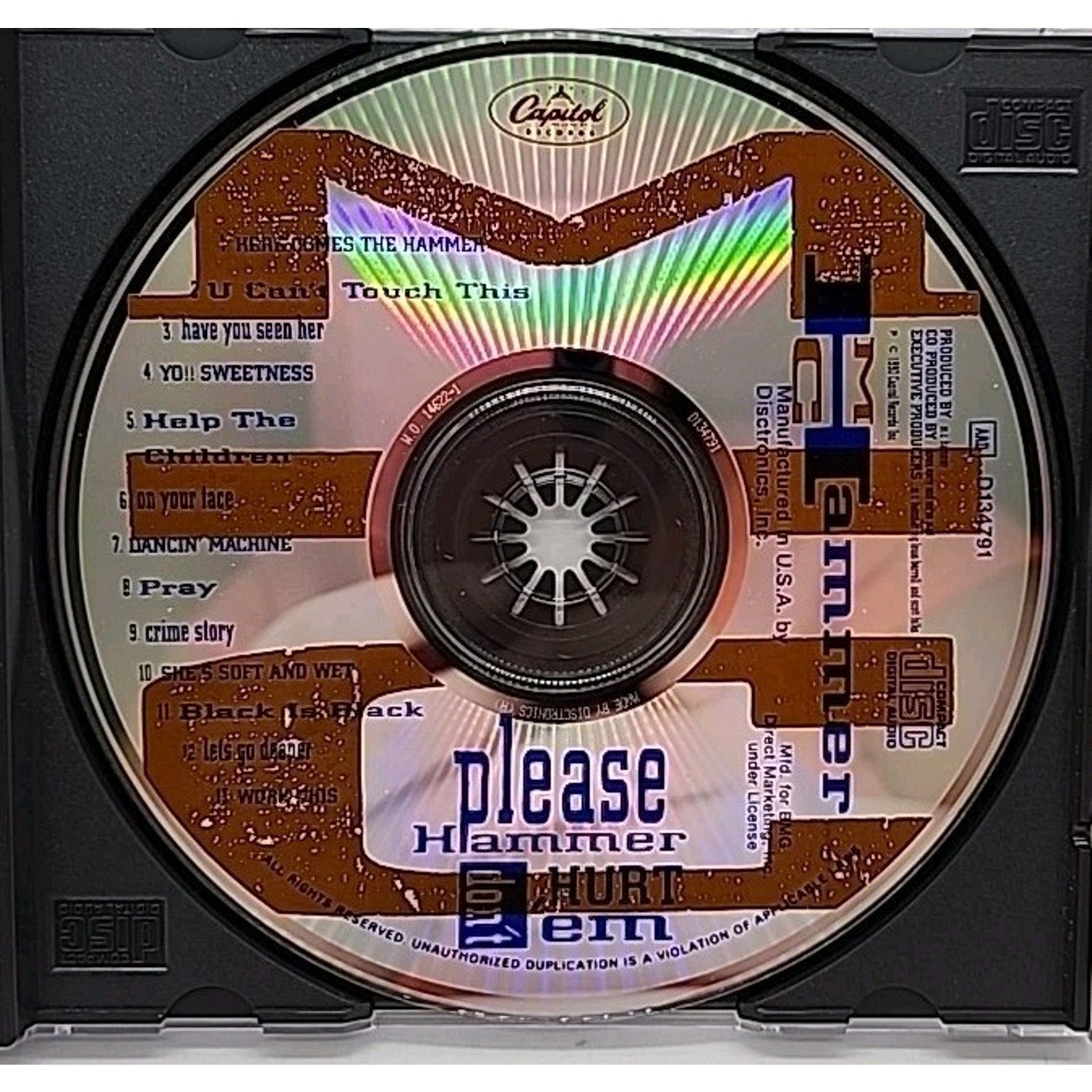 Please Hammer, Don't Hurt 'Em by MC Hammer (CD, Feb-1990, Capitol/EMI Records)