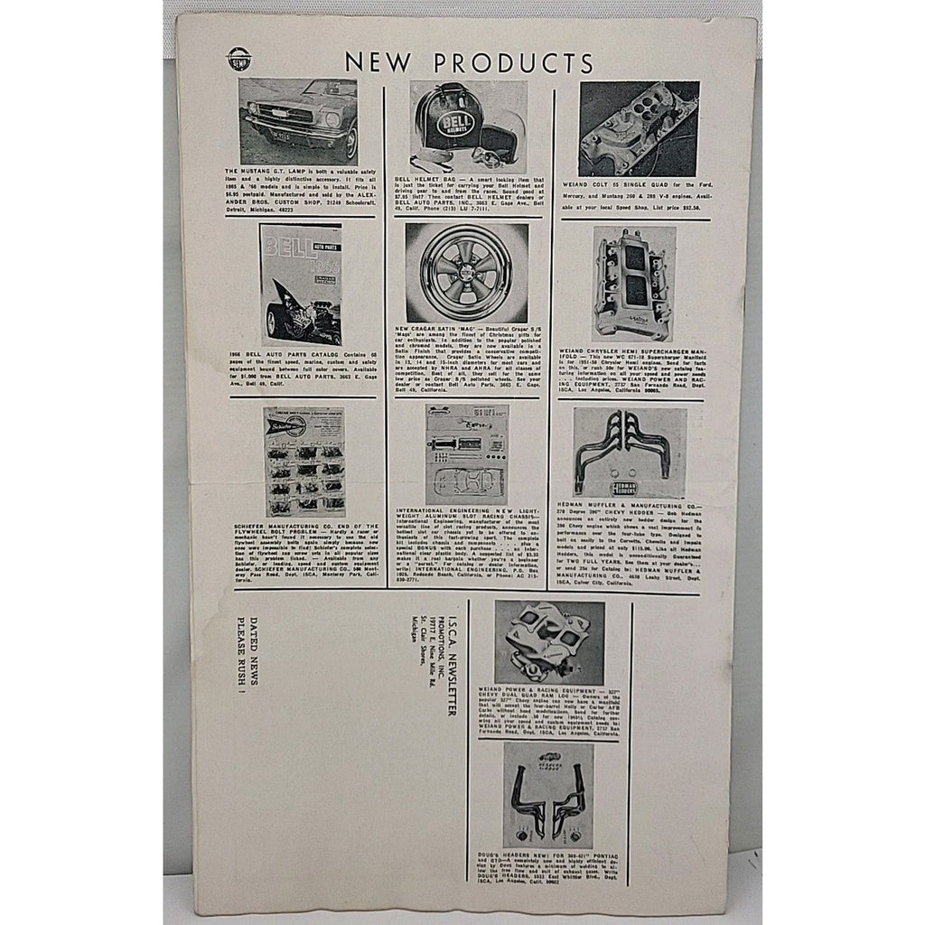 ISCA Newsletter January 1966 Volume VI Number 3