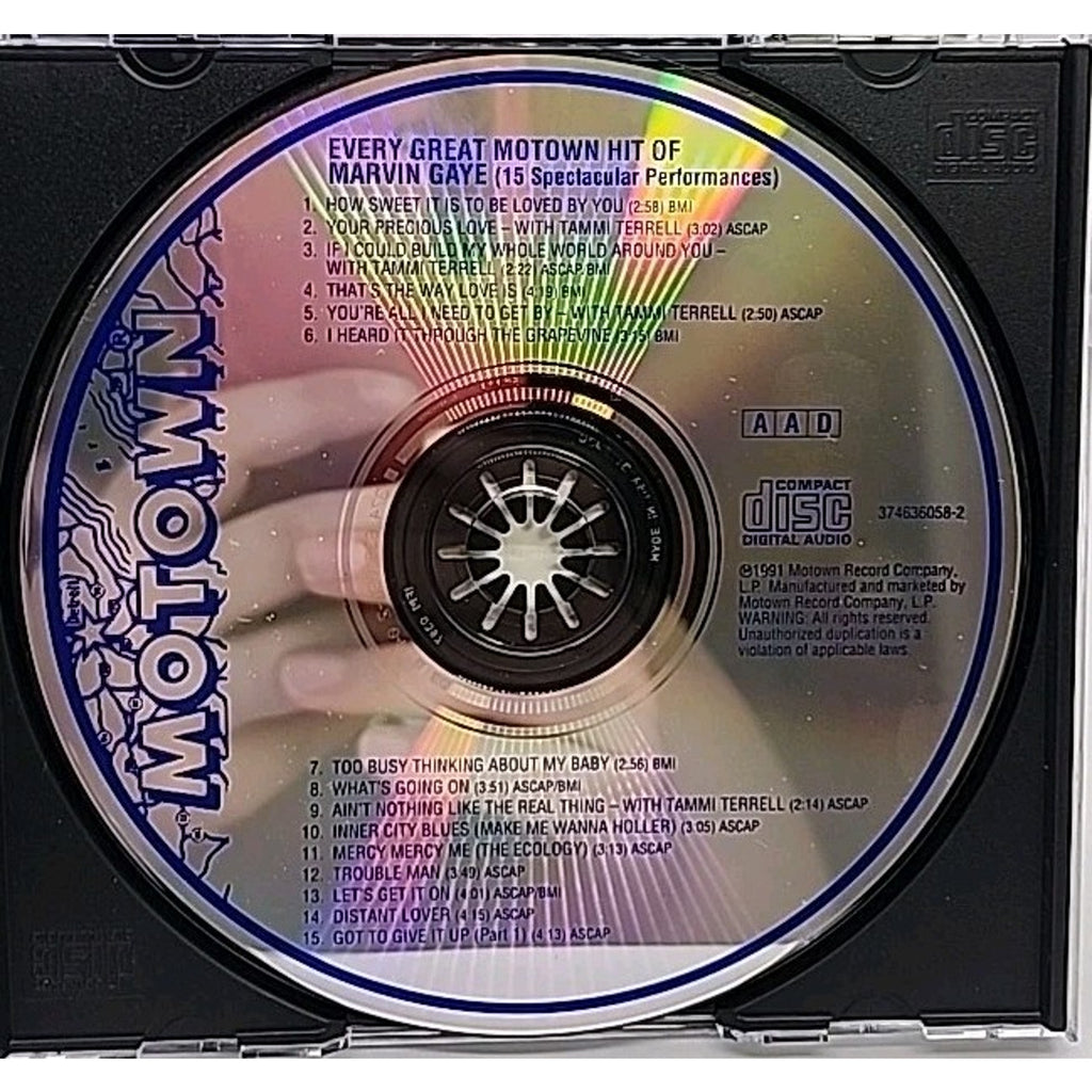 Every Great Motown Hit of Marvin Gaye by Marvin Gaye (CD, Oct-1991, Motown)