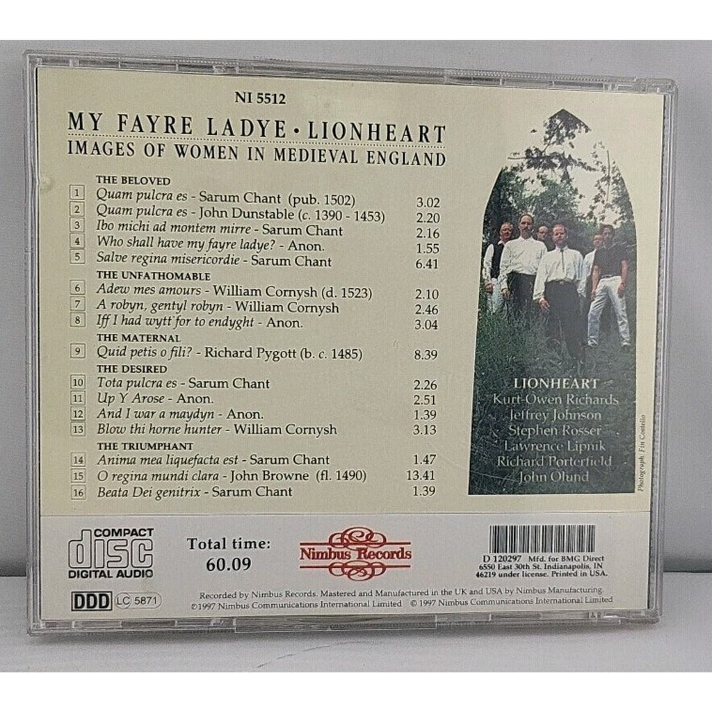 My Fayre Ladye by Lionheart (CD, 1997)
