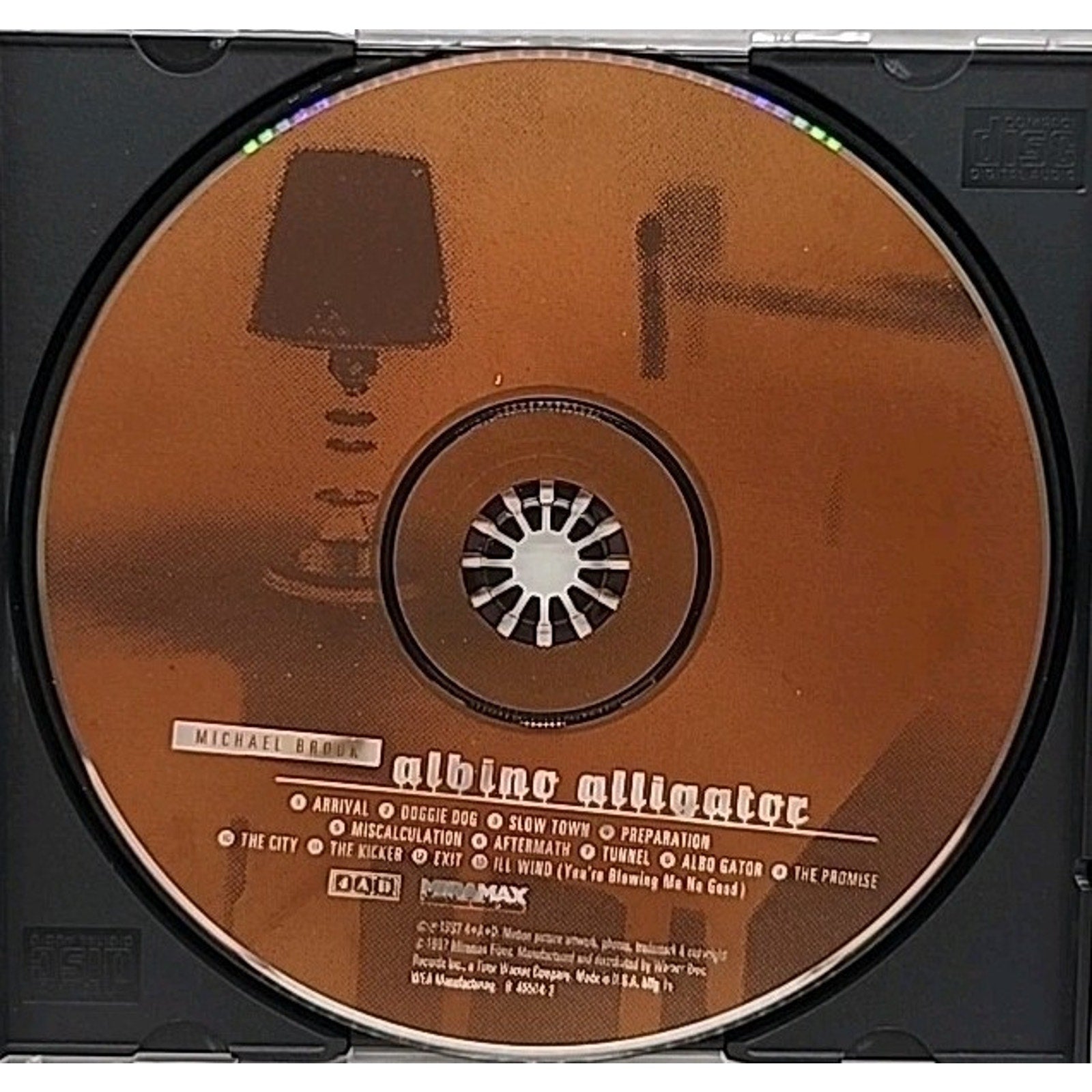Michael Brook CD Albino Alligator Soundtrack