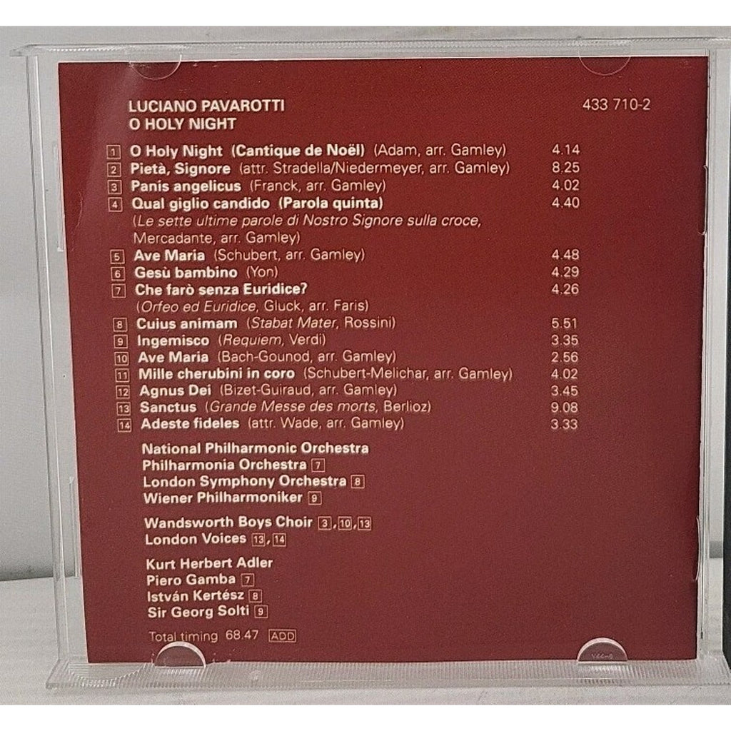 Pavarotti - O Holy Night CD 1991 Analogue To Digital Remastered Classical London