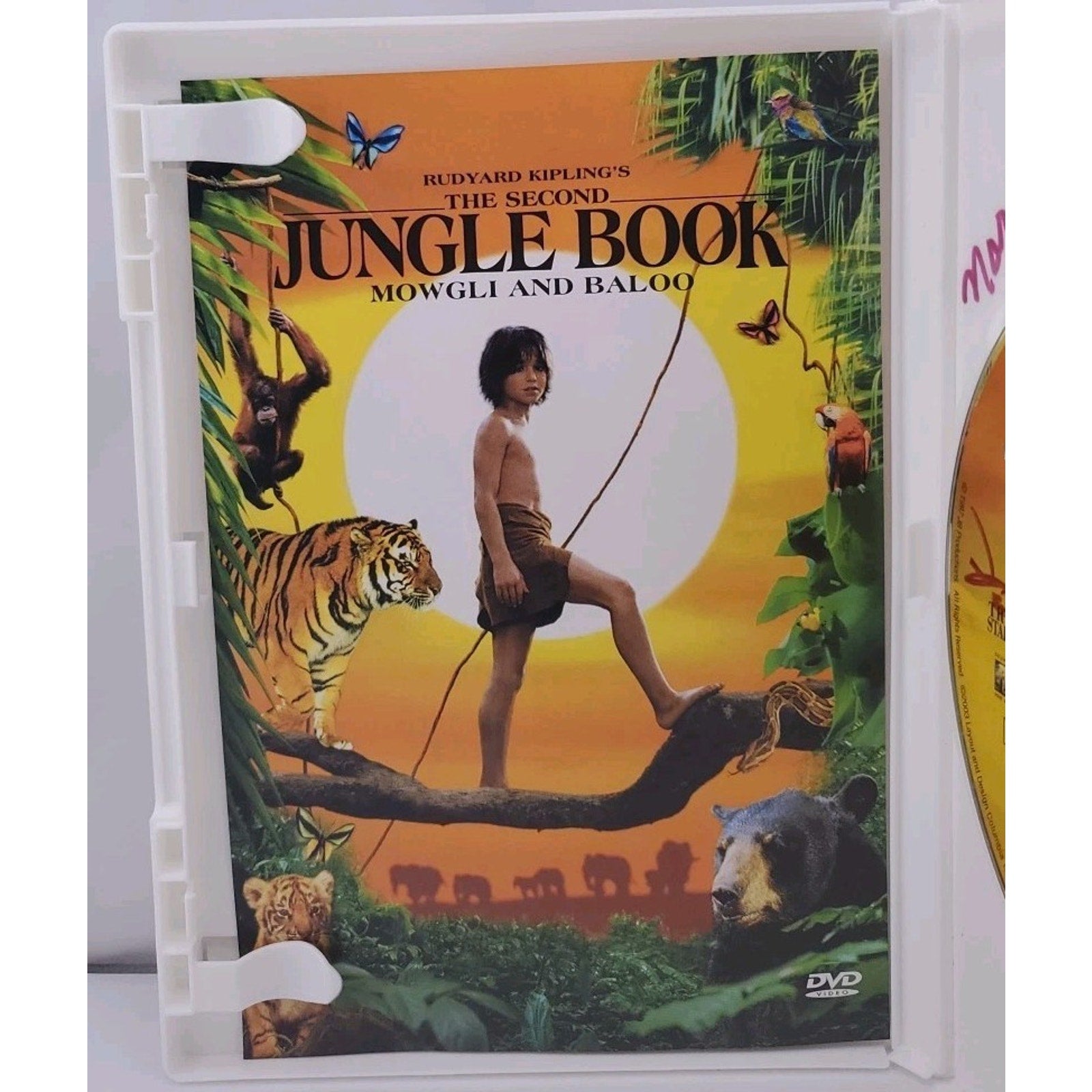 Rudyard Kipling's the Second Jungle Book: Mowgli and Baloo (DVD, 1997)