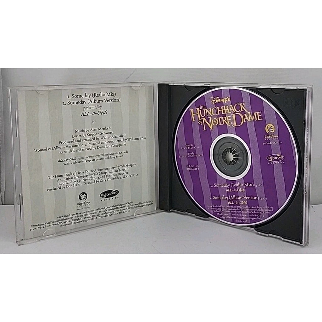 All 4 One Someday Disney Huntchback Soundtrack Single CD Disney Soundtrack