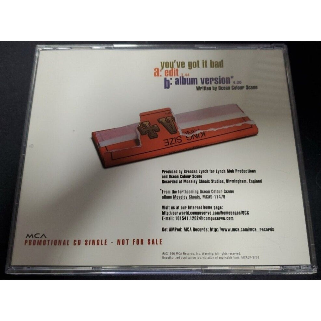 You've Got It Bad [Single] by Ocean Colour Scene (CD, Jul-1996, MCA)