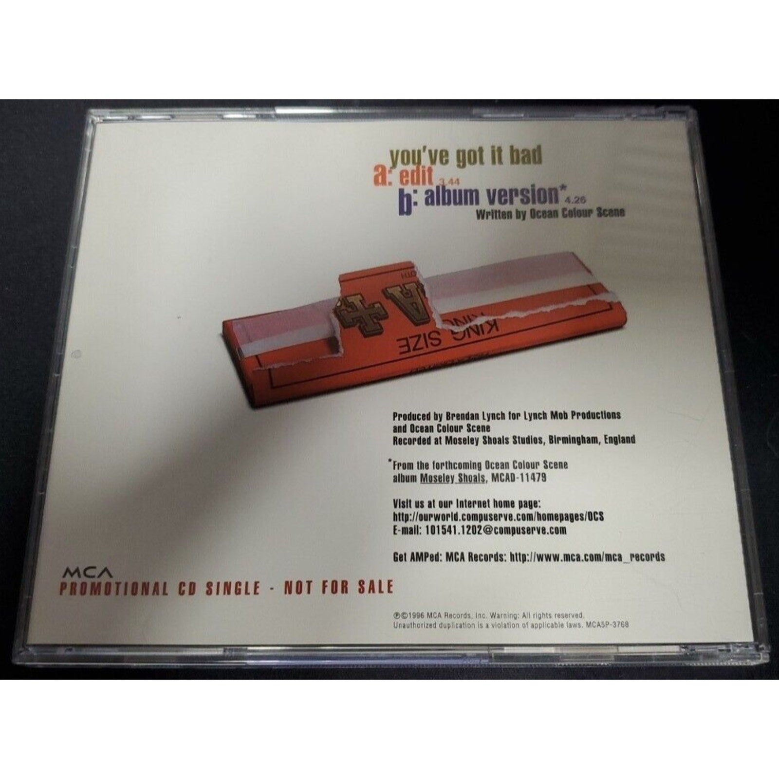You've Got It Bad [Single] by Ocean Colour Scene (CD, Jul-1996, MCA)