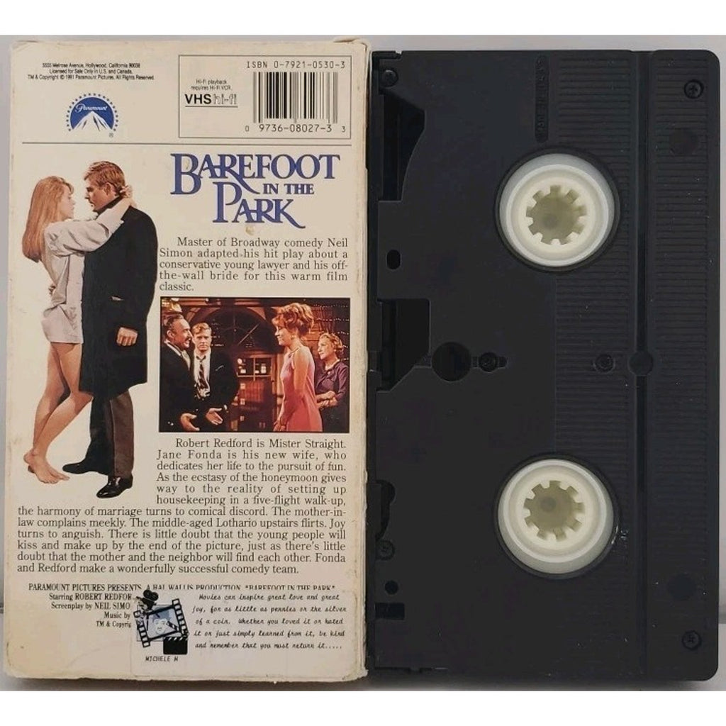 Barefoot in the Park (VHS, 1995)