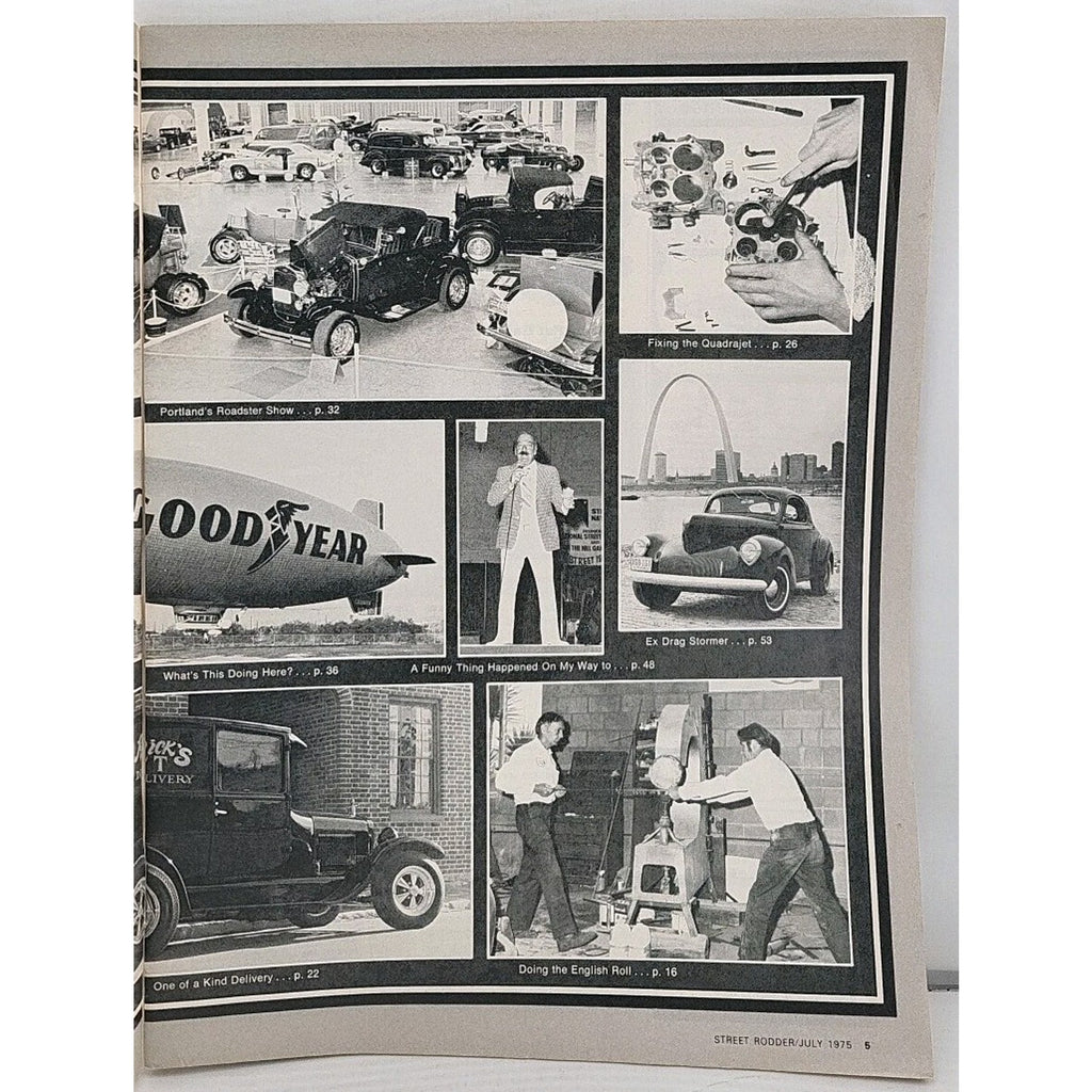 Street Rodder Magazine July 1975 Volume 4 No. 7