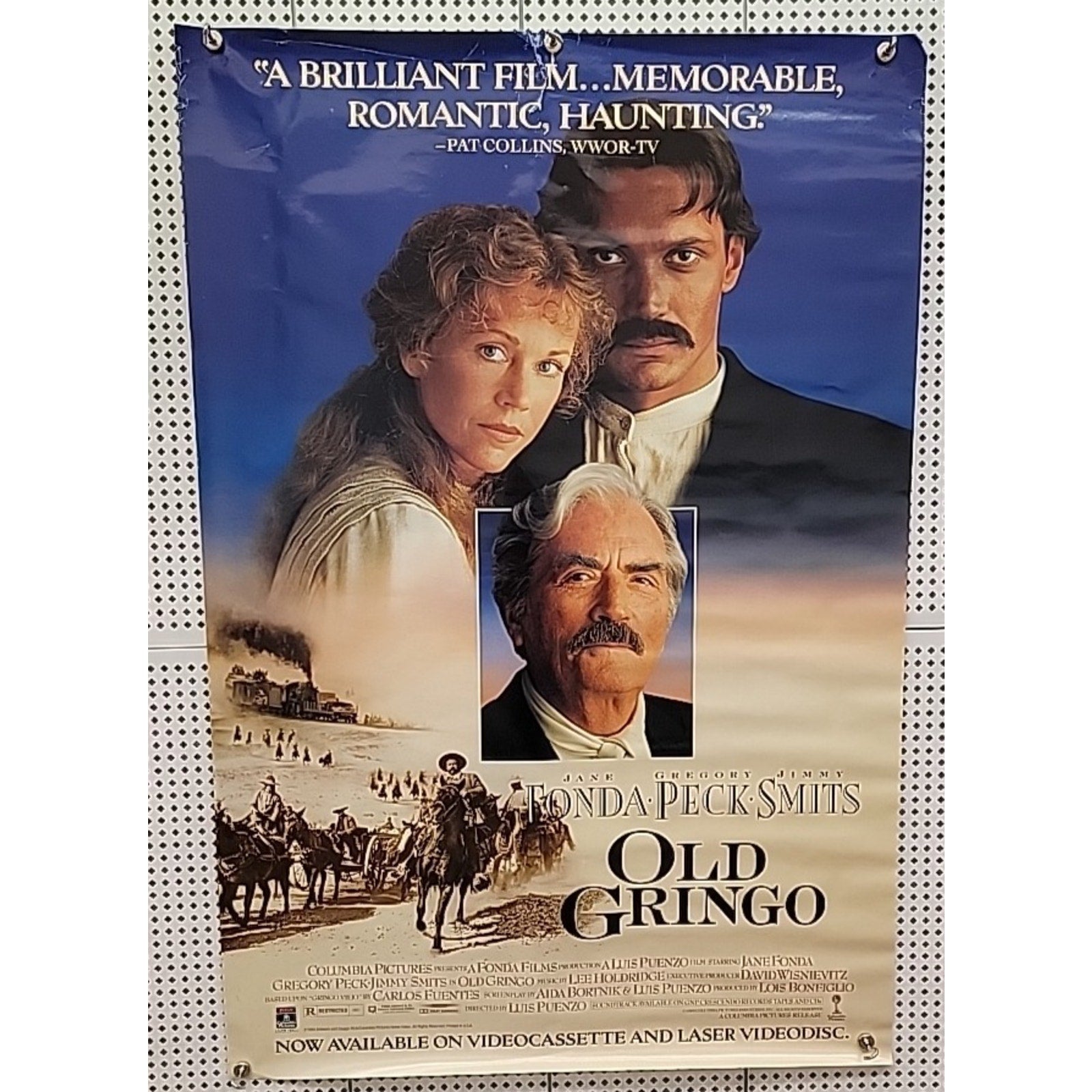 1989 Old Gringo, Original Movie Poster, S/S Rolled 27x41