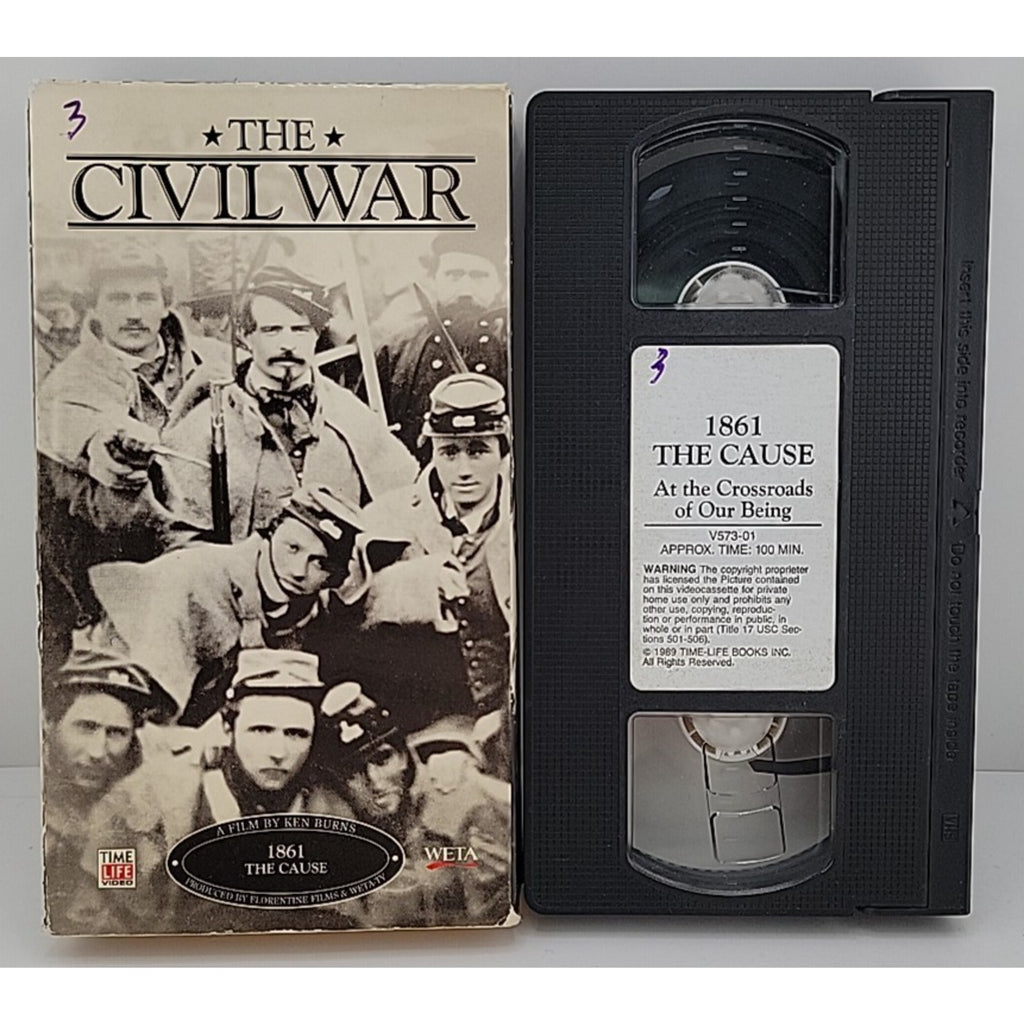 Civil War, The - Ep. 1 - The Cause 1861 (VHS, 1991)