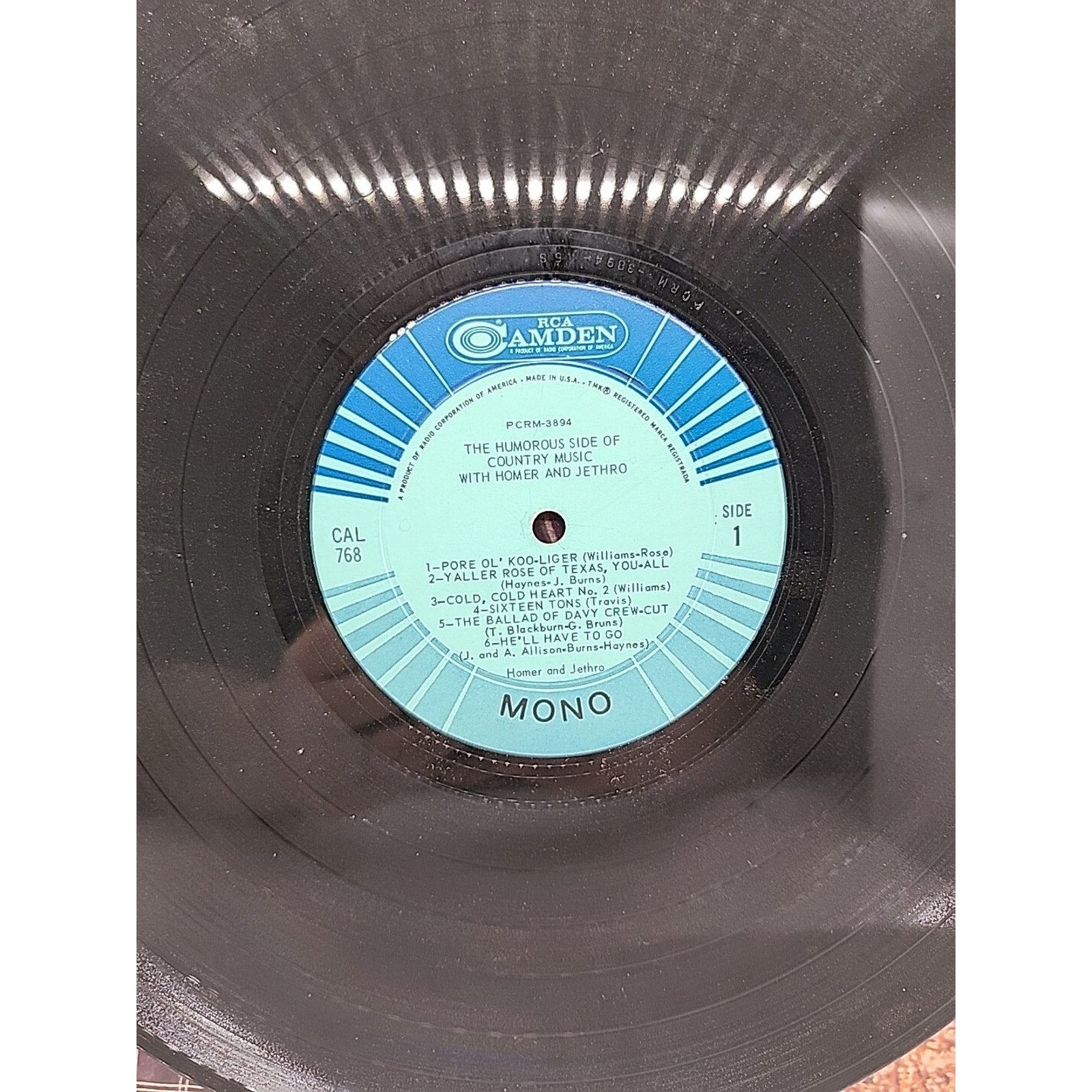 Homer & Jethro - The Humorous Side Of Country Music (Record)