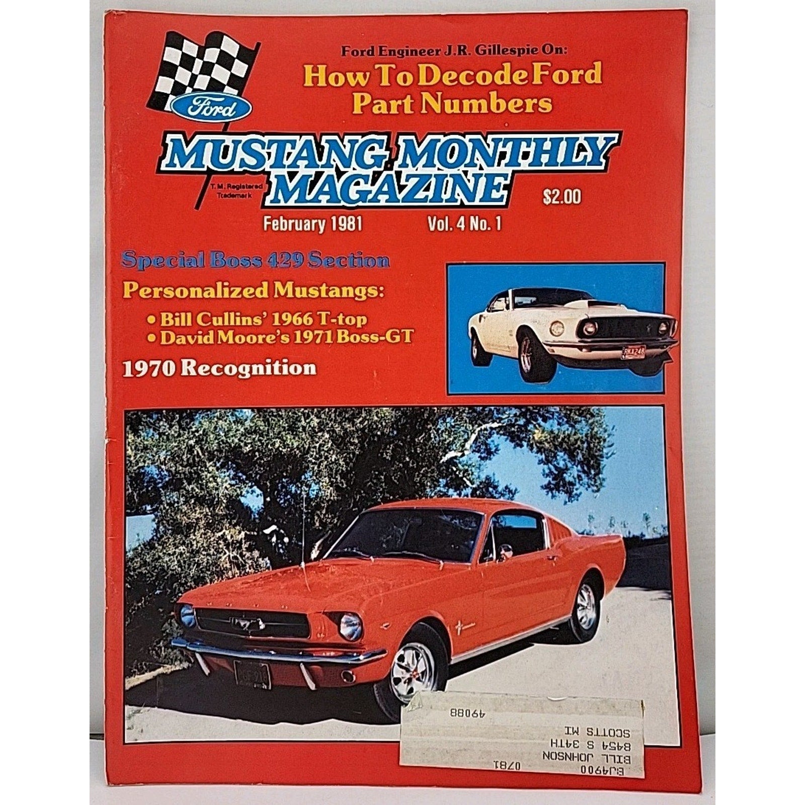Mustang Monthly Magazine - February 1981 - Vol. 4 No. 1