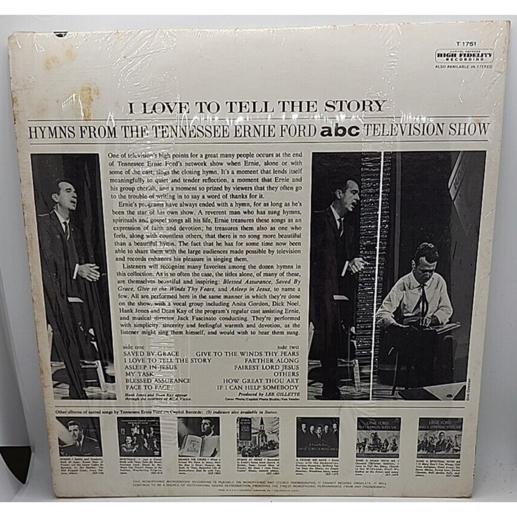 I Love To Tell The Story Hymns From The Tennessee Ernie Ford ABC TV Show(Record)