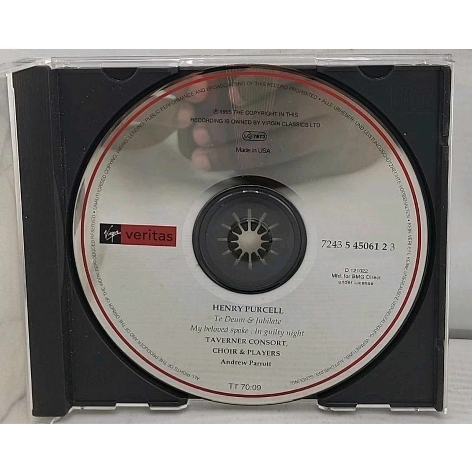 Taverner Consort, Choir & Players: Purcell: Te Deum & Jubilate (1995) - CD
